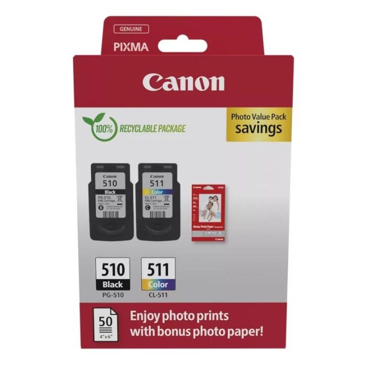 Canon 2970B017 cartucho de tinta 2 peça(s) Original Preto, Ciano…