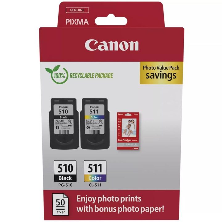 Canon 2970B017 cartucho de tinta 2 peça(s) Original Preto, Ciano…