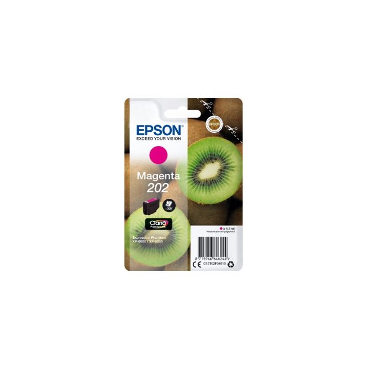 Epson Kiwi Singlepack Magenta 202 Claria Premium Ink