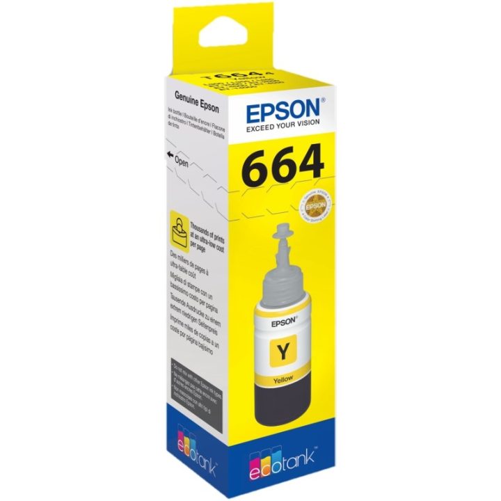 Epson 664 Yellow Ink Bottle for EcoTank