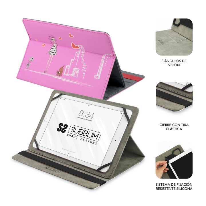 Funda Subblim trendy case para tablet 10.1 pulgadas fashion girls…