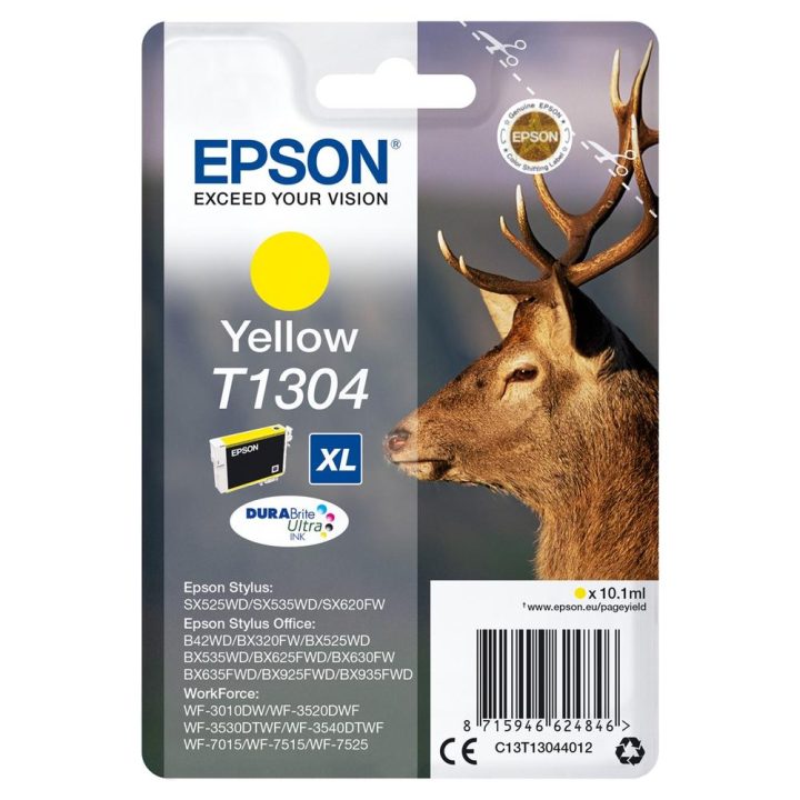 Epson Stag Yellow Ink T1304 DURABrite Ultra Deer