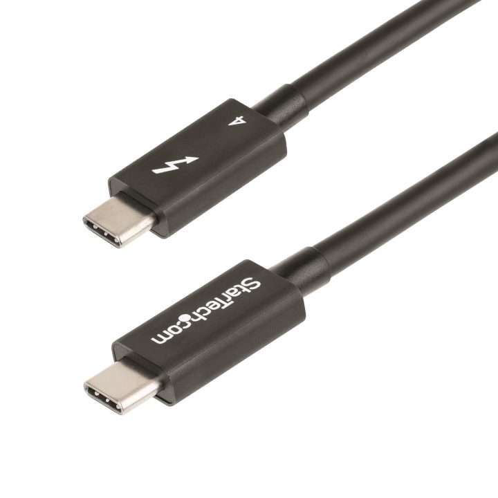 StarTech.com 0.5m Thunderbolt 4 Cable - 40Gbps - PD 100W - 4K/8K…