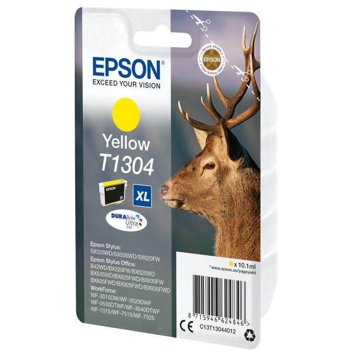 Epson Stag Tinta amarela T1304 DURABrite Ultra Ciervo