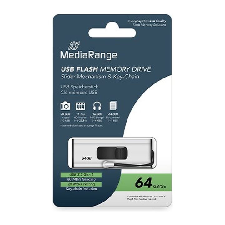 Pendrive 64GB USB 3.2 Mediarange (MR1953)