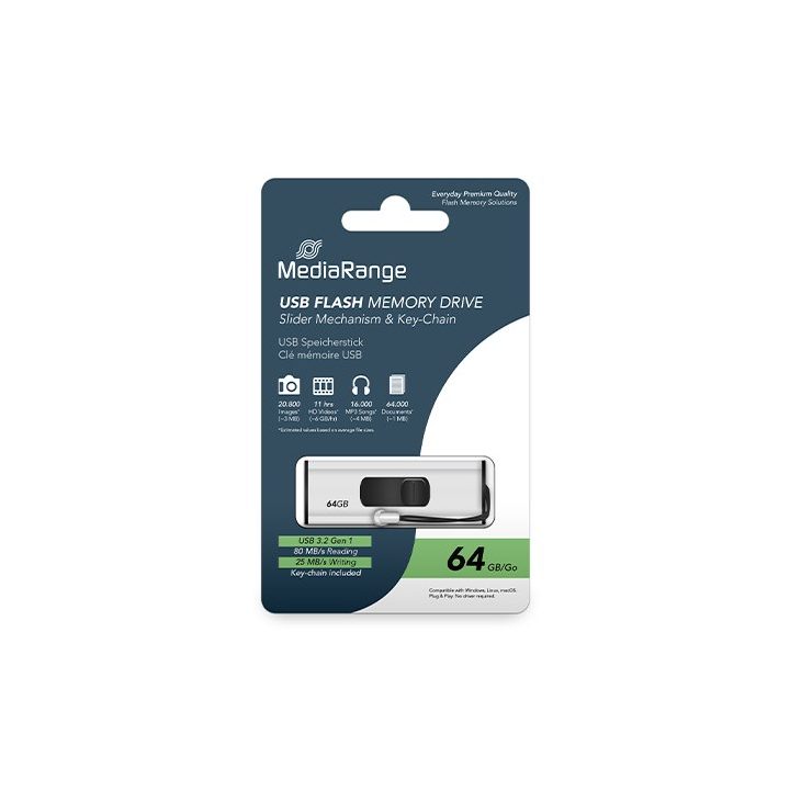 Mediarange 64GB USB 3.2 Flash Drive (MR1953)