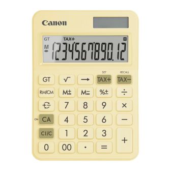 Canon LS-125KB calculadora Escritorio Calculadora básica Amarillo