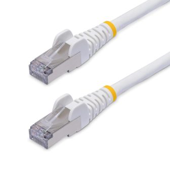 StarTech.com Cabo de Rede Ethernet CAT8 Branco de 1m - Snagless - sem…