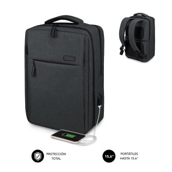 Subblim Traveller Airpadding 15.6-inch Laptop Backpack Gray…