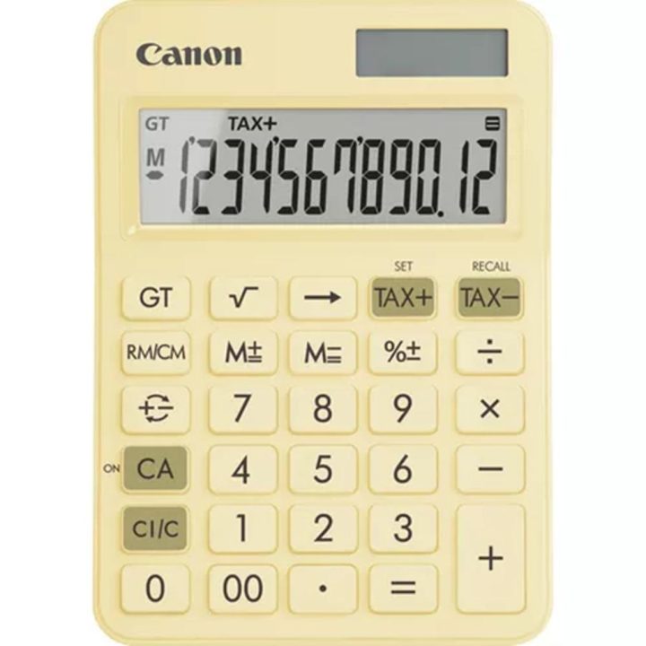 Canon LS-125KB Calculadora de Mesa Calculadora básica Amarelo