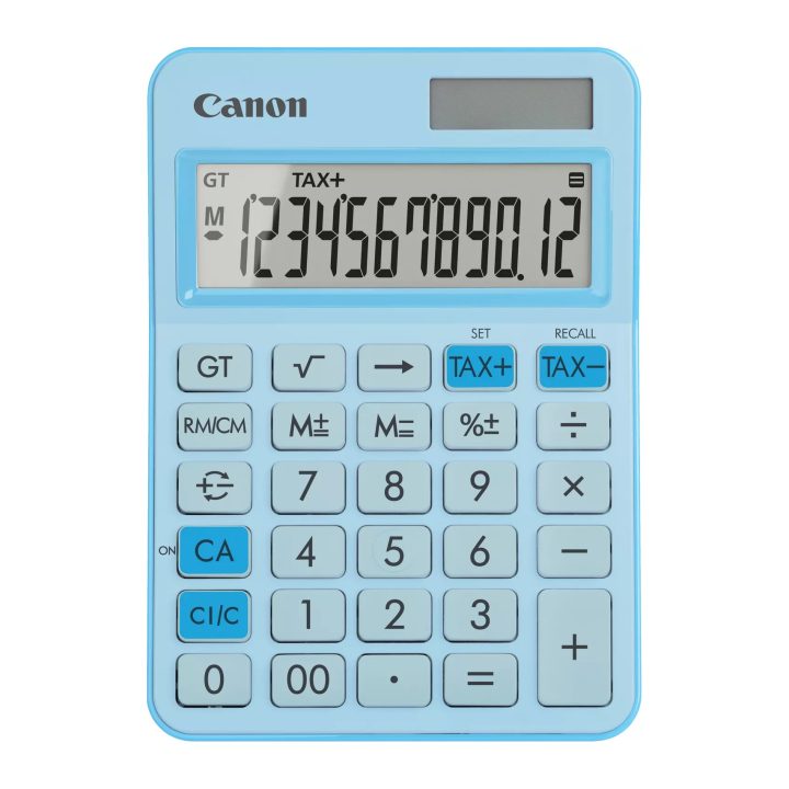 Canon LS-125KB Desktop Calculator Basic Calculator Yellow