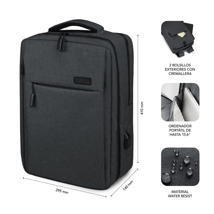 Mochila para portátil Subblim traveller airpadding 15,6 polegadas…