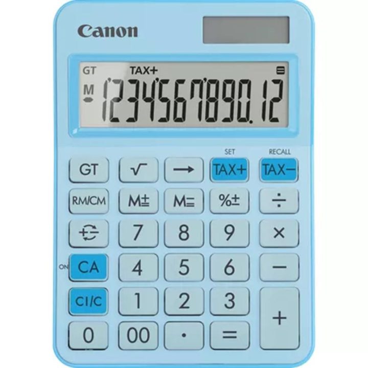 Canon LS-125KB Desktop Calculator Basic Calculator Yellow