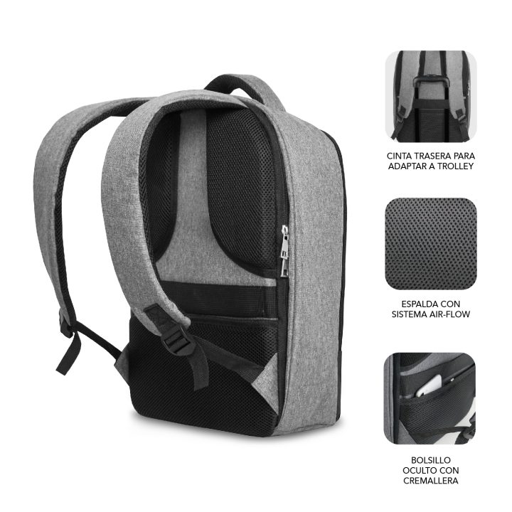 Subblim Mochila antirroubo secure v2 ap antitheft backpack 16" black…