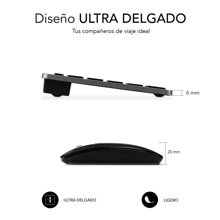 Subblim subkbc-OCO020 Wireless Keyboard + Mouse