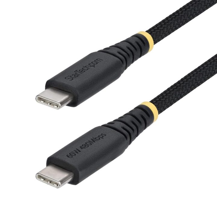 StarTech.com Cable de Carga USB-C Trenzado de 1m - Cable Cargador USB…