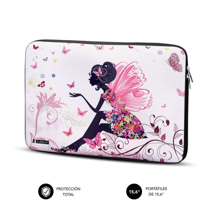 Subblim Capa para Computador Neoprene Trendy Sleeve Neo Hada 15,6"…