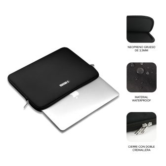 Funda Subblim business laptop sleeve neoprene v2 para portatil 15.6…