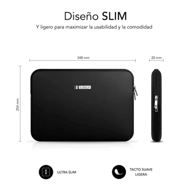 Funda Subblim business laptop sleeve neoprene v2 para portátil 15,6…