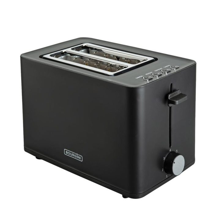 Tostadora Bourgini con accesorios sandwich color negro 140402