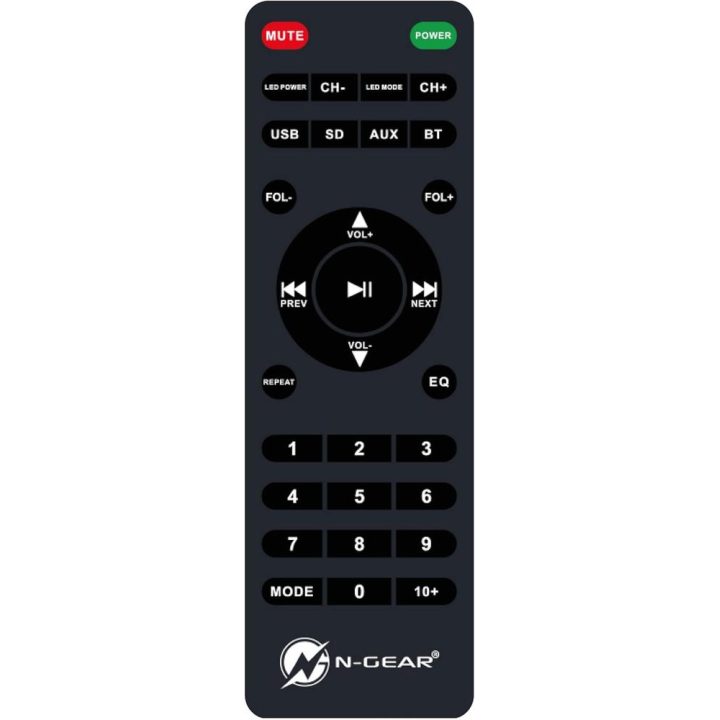 Coluna com rodas N-Gear The Flash 1040 preta