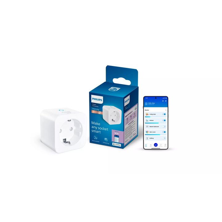 Philips Matter Smart Plug Type F, 1-pack