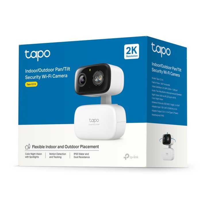 TP-Link Tapo C216 Box Indoor IP Security Camera 2304 x 1296 Pixels…