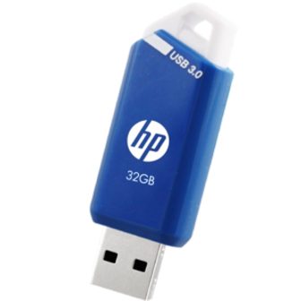 HP x755w 32 GB USB Flash Drive USB Type-A 3.2 Gen 1 (3.1 Gen 1) Blue…