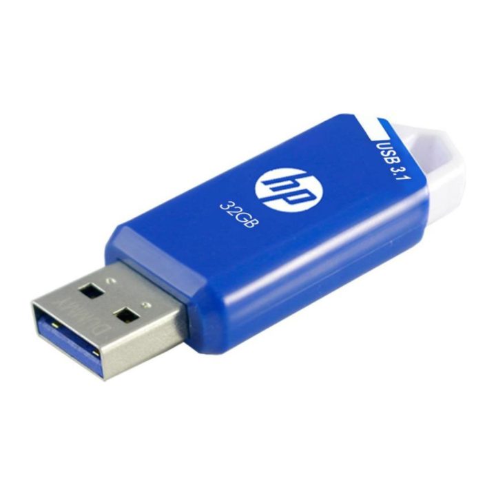 HP x755w 32 GB USB Flash Drive USB Type-A 3.2 Gen 1 (3.1 Gen 1) Blue…