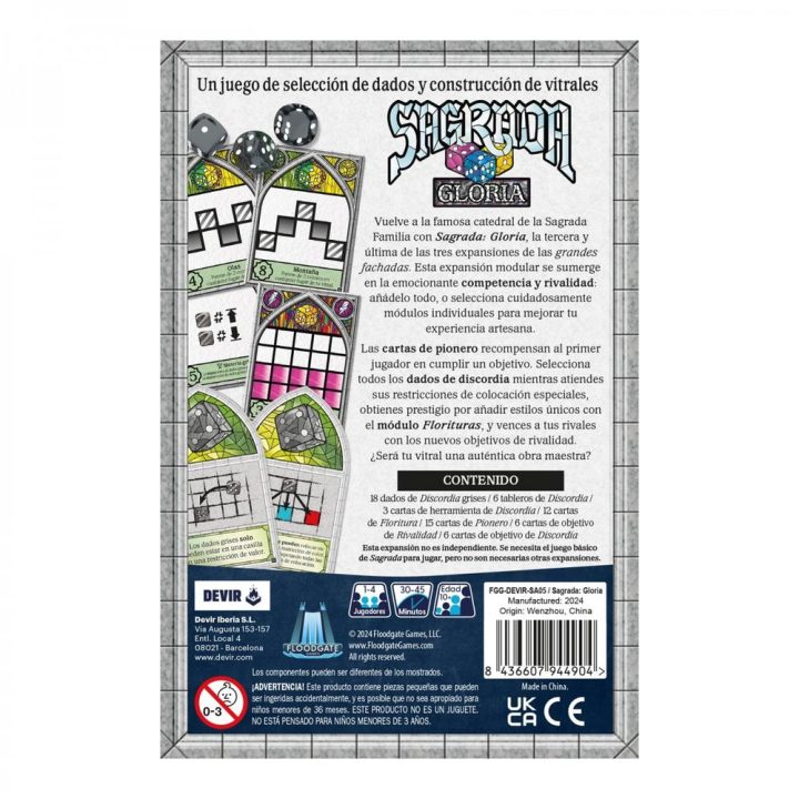 Devir Board Game Sagrada: Glory (BGSAGGSP)