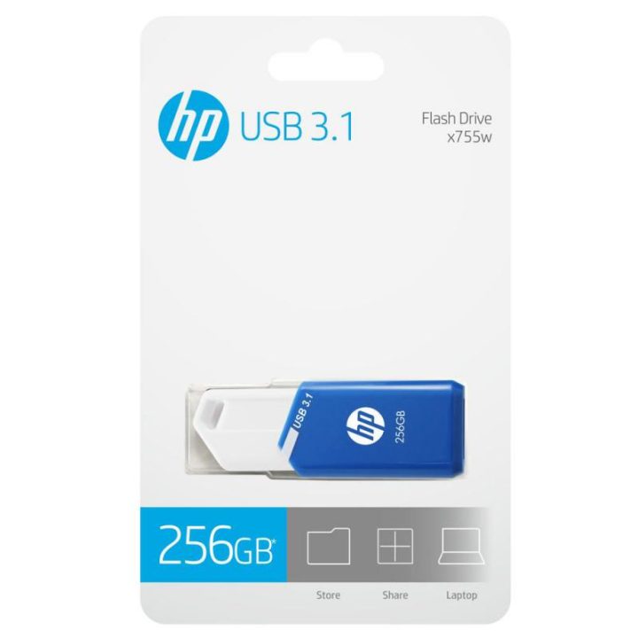 HP x755w 32 GB USB Flash Drive USB Type-A 3.2 Gen 1 (3.1 Gen 1) Blue…