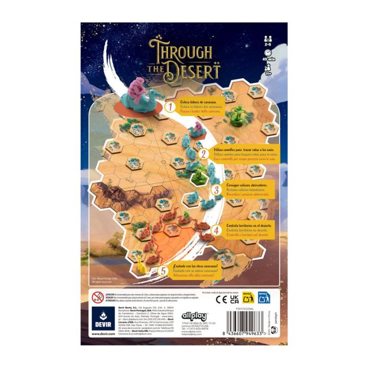 Devir Board Game Through the Desert (BGTTDEEC)