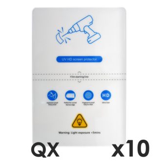 Qcharx International Qcharx HD Hydrogel Hybrid UV Curing Screen…