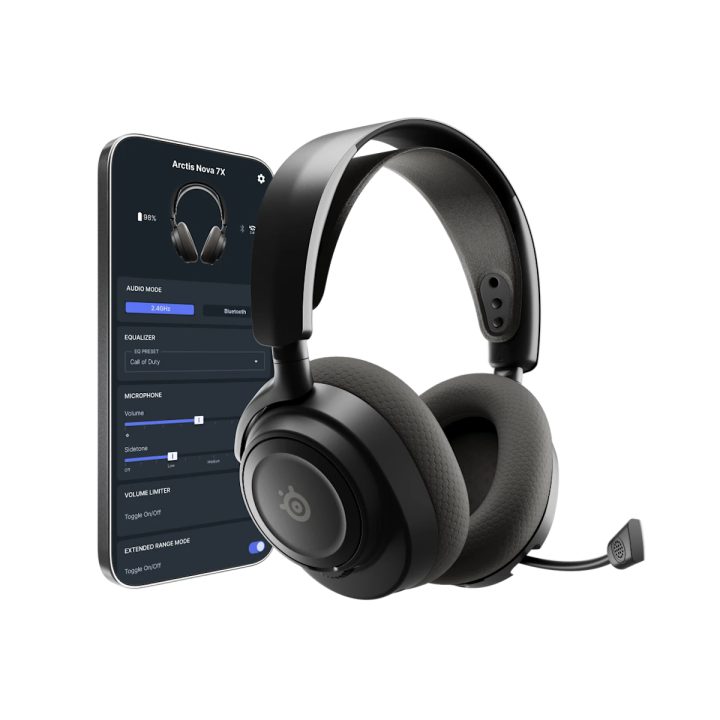 SteelSeries Arctis Nova 7X Wireless Over-Ear Headphones (61759)