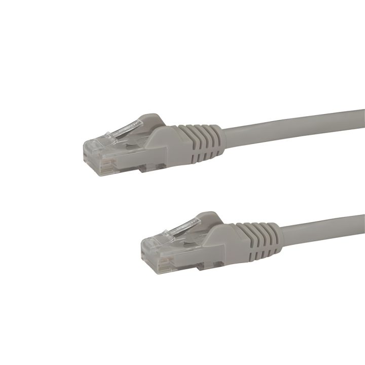 StarTech.com Cable de 0,5m Gris de Red Gigabit Cat6 Ethernet RJ45 sin…