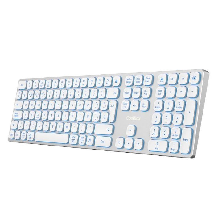 CoolBox TECLADO INALAMBRICO RETROILUMINADO MOONLIGHT KEY B431…