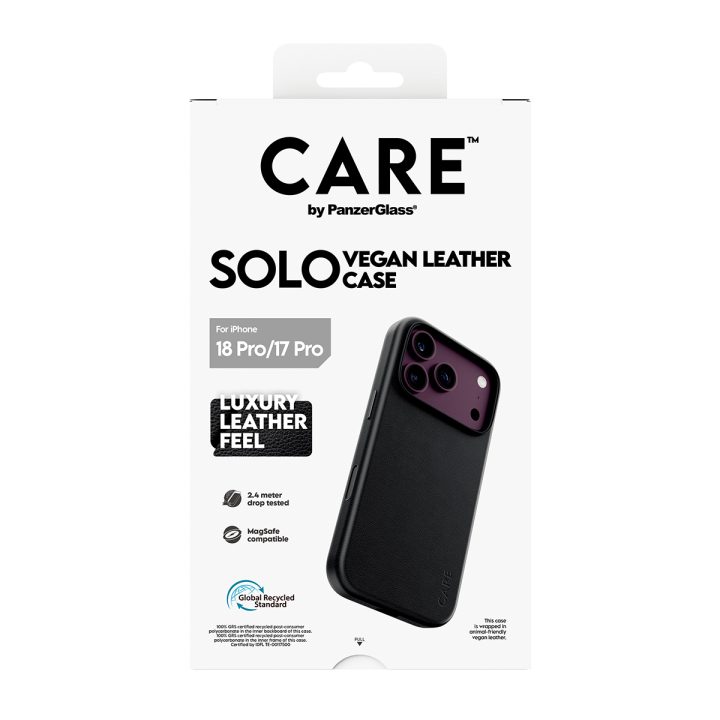 PanzerGlass CARE™ by ® Solo Vegan Leather Case Brown w. MagSafe…