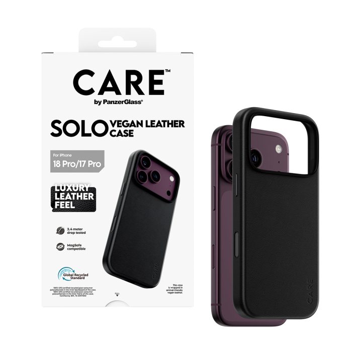 PanzerGlass CARE™ by ® Solo Vegan Leather Case Brown w. MagSafe…