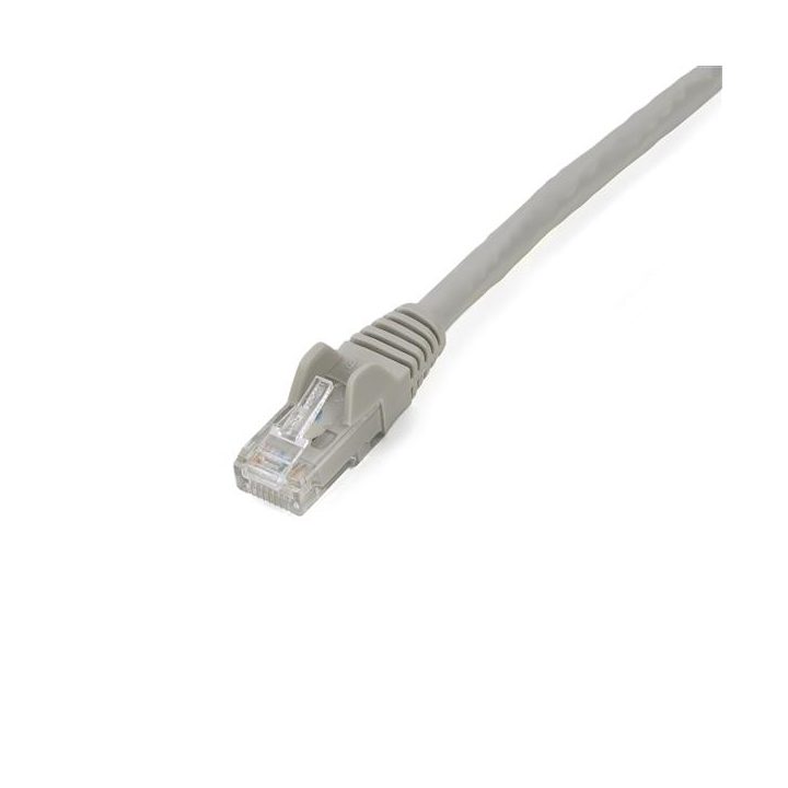 StarTech.com 0.5m Gray Gigabit Cat6 Ethernet RJ45 Snagless Network…
