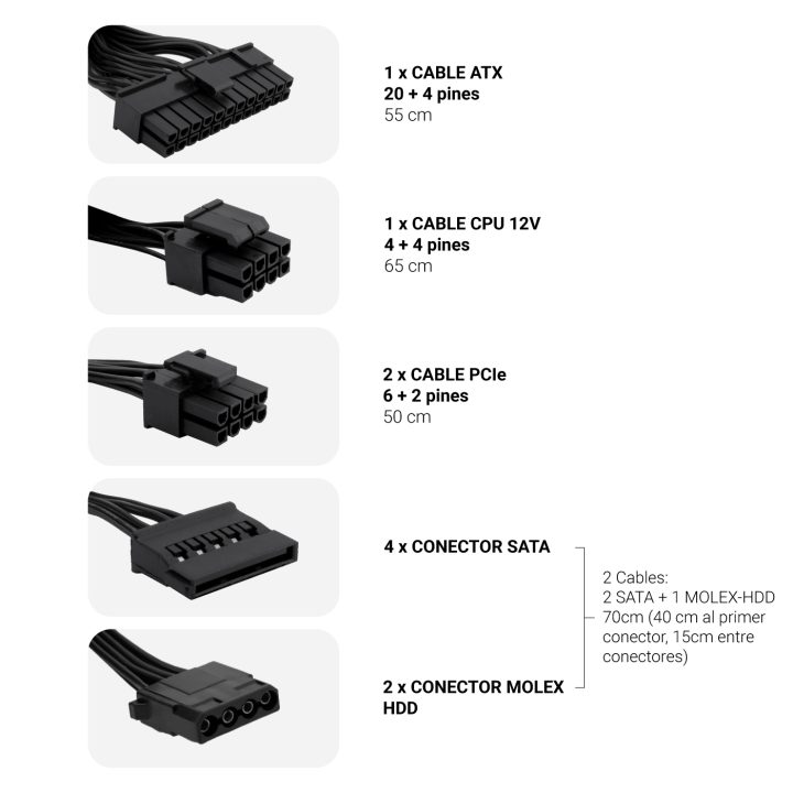 CoolBox ATX POWER SUPPLY POWERLINE III 550W 85%EFI