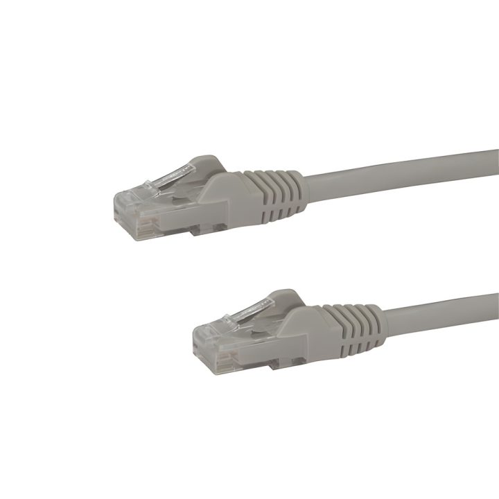 StarTech.com Cable de 0,5m Gris de Red Gigabit Cat6 Ethernet RJ45 sin…
