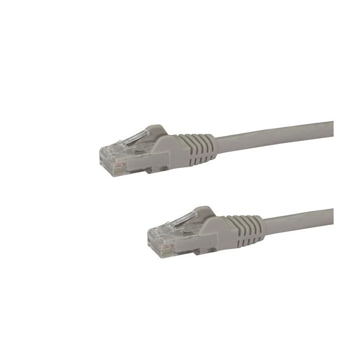 StarTech.com Cable de 0,5m Gris de Red Gigabit Cat6 Ethernet RJ45 sin…