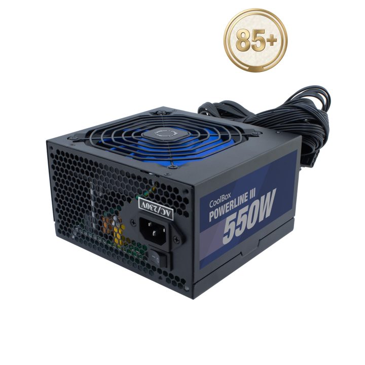 CoolBox ATX POWER SUPPLY POWERLINE III 550W 85%EFI