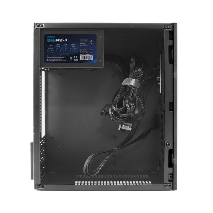CoolBox M460 MATX CASE USB-C 3.2 GEN1 SGCC 0.8MM BASIC500GR 500W