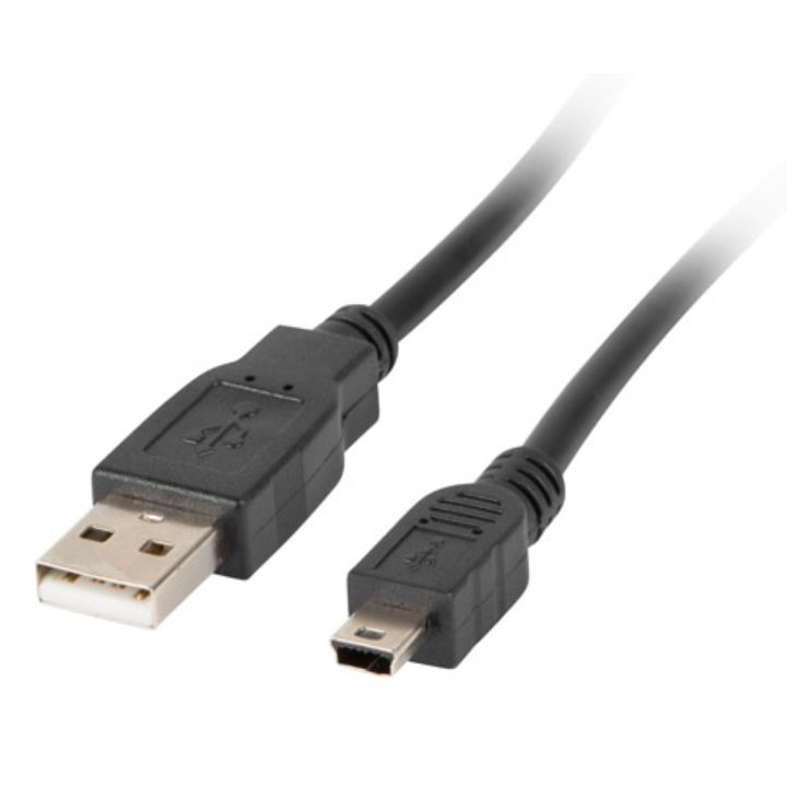 Cable USB Lanberg 2.0 macho-mini USB macho 1.8m gris…