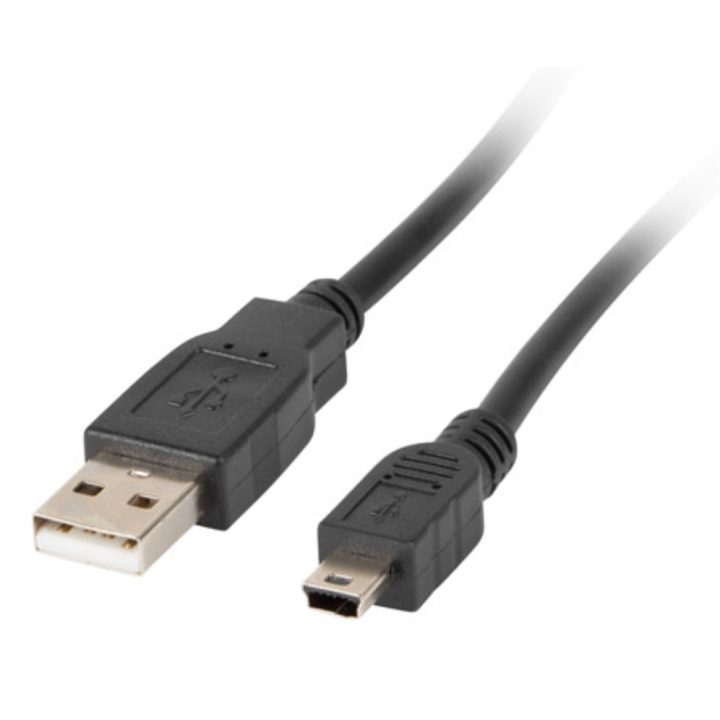 Cable USB Lanberg 2.0 macho-mini USB macho 1.8m gris…