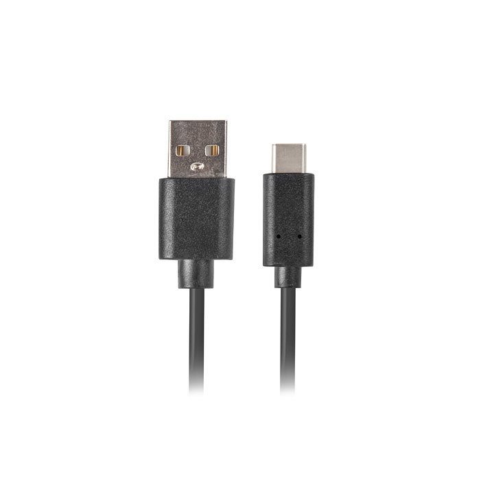 Cabo USB Lanberg 2.0 macho-USB-C macho quick charge 3.0 1m preto…