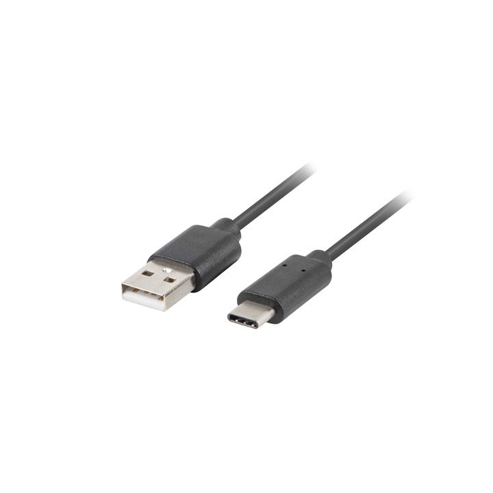 Cable USB Lanberg 2.0 macho-USB-C macho quick charge 3.0 1m negro…