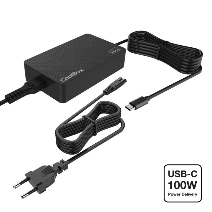 CoolBox CARREGADOR PORTÁTIL GAN USB-C 100W