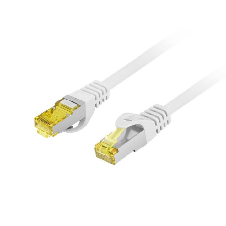 Lanberg Cat.6a S/FTP LSZH CU Patch Cable 0.5m Gray Fluke Passed…
